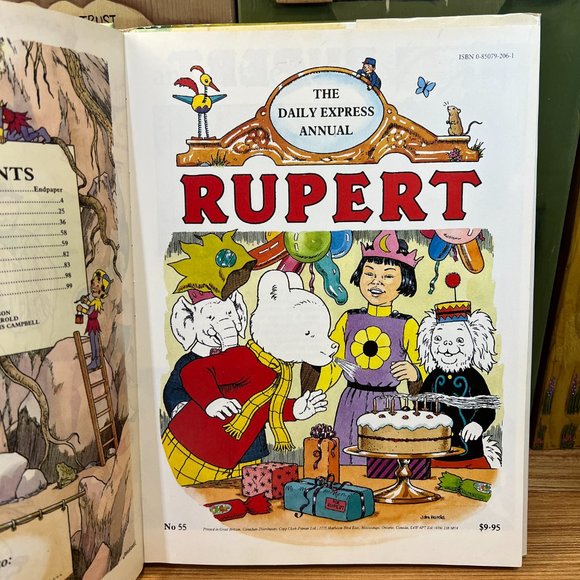 Vintage 1990's Rupert Daily Express Annual 70th Anniversary Hardcover Book - Picture 8 of 15